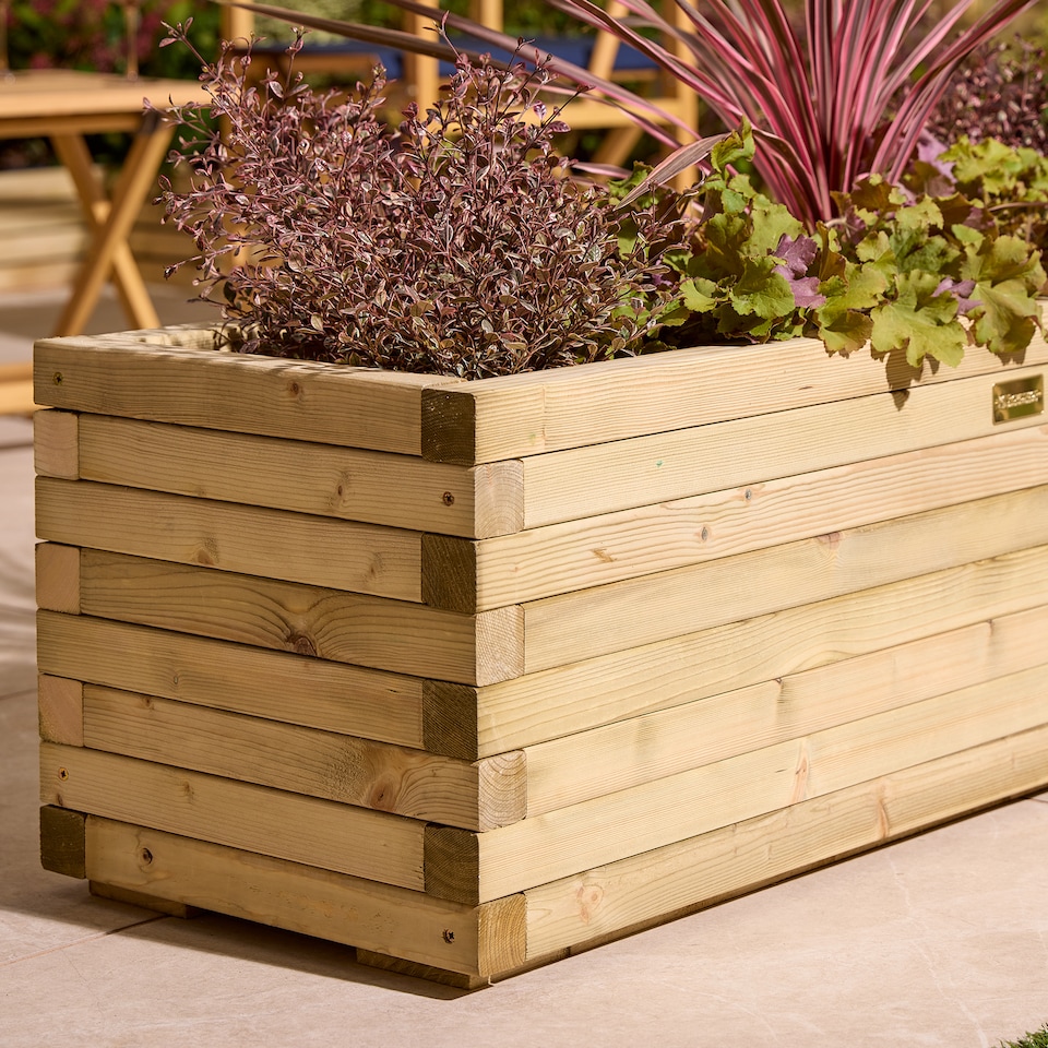 image 1 of Rowlinson Premier Patio Trough Planter 1.2m