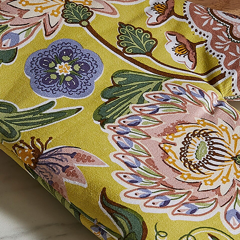 image 1 of Ulster Weavers Emmeline Gauntlet Oven Glove Green