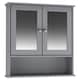 image 1 of Wall Mirror Cabinet | Grey | 64 x 12 x 34 | 1