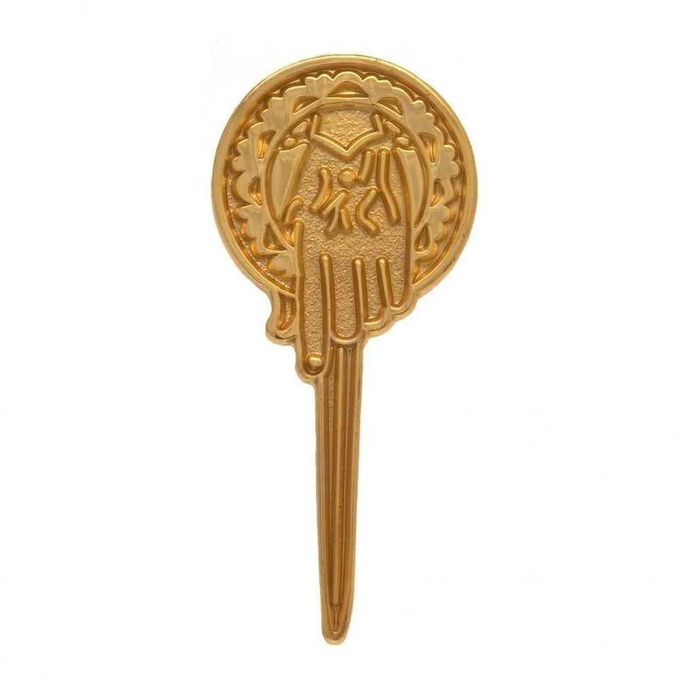 image 1 of Game of Thrones Hand Of The King Badge - Gold - One Size