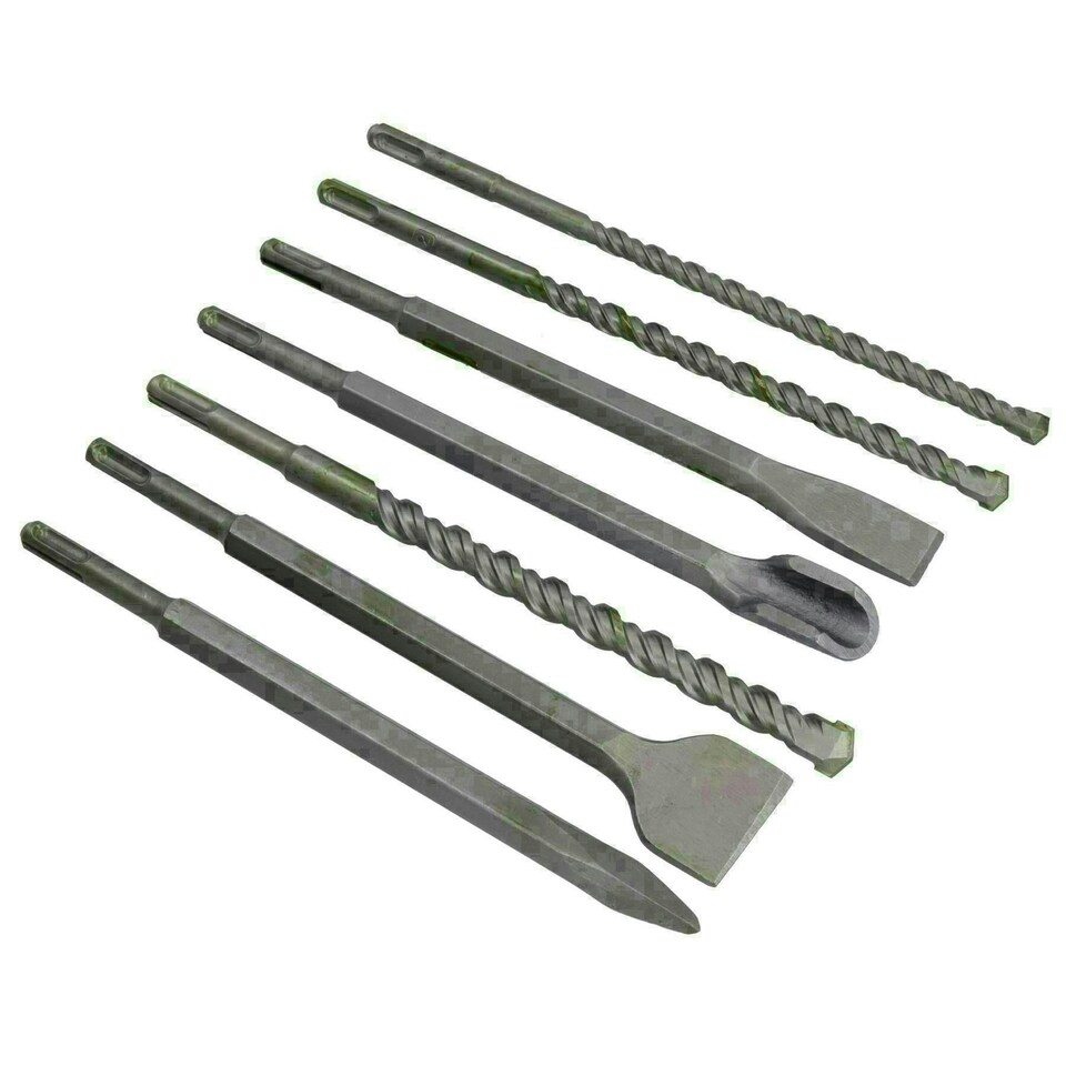 image 1 of SDS Plus Chisel Set Masonry And Steel Drill Bit Set 15pc SIL72