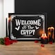 image 3 of Something Different Welcome To Our Crypt MDF Plaque - Black - One Size