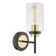 image 1 of Greig Black & Gold Bathroom Wall Light