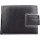 image 1 of Soft Leather Tri-Fold Money / Credit Card Holder / Wallet Black