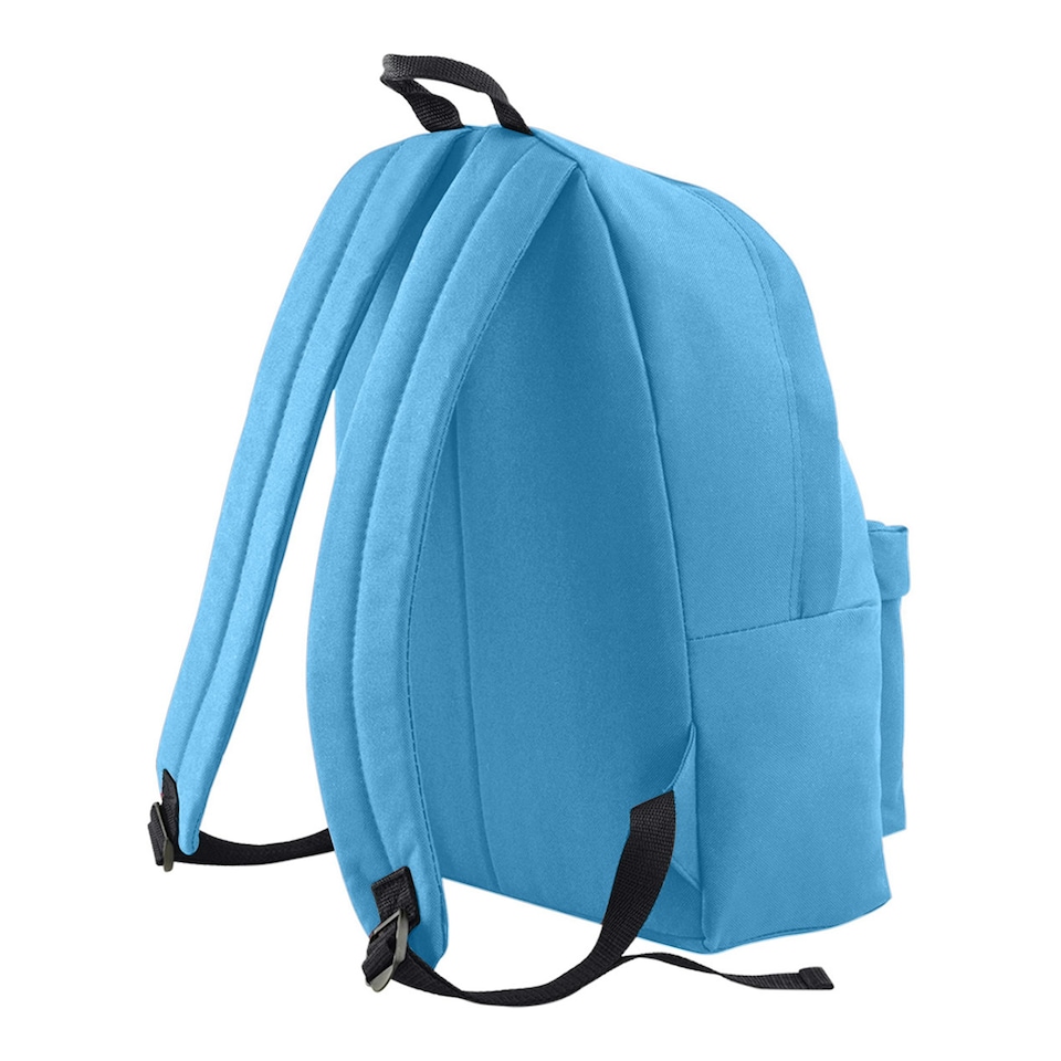 image 1 of Bagbase Junior Fashion Backpack / Rucksack (14 Litres) - Surf Blue/ Graphite Grey - One Size