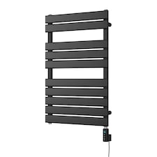 Typhoon - Black Electric Towel Rail H816mm x W500mm 300w Thermostatic WIFI