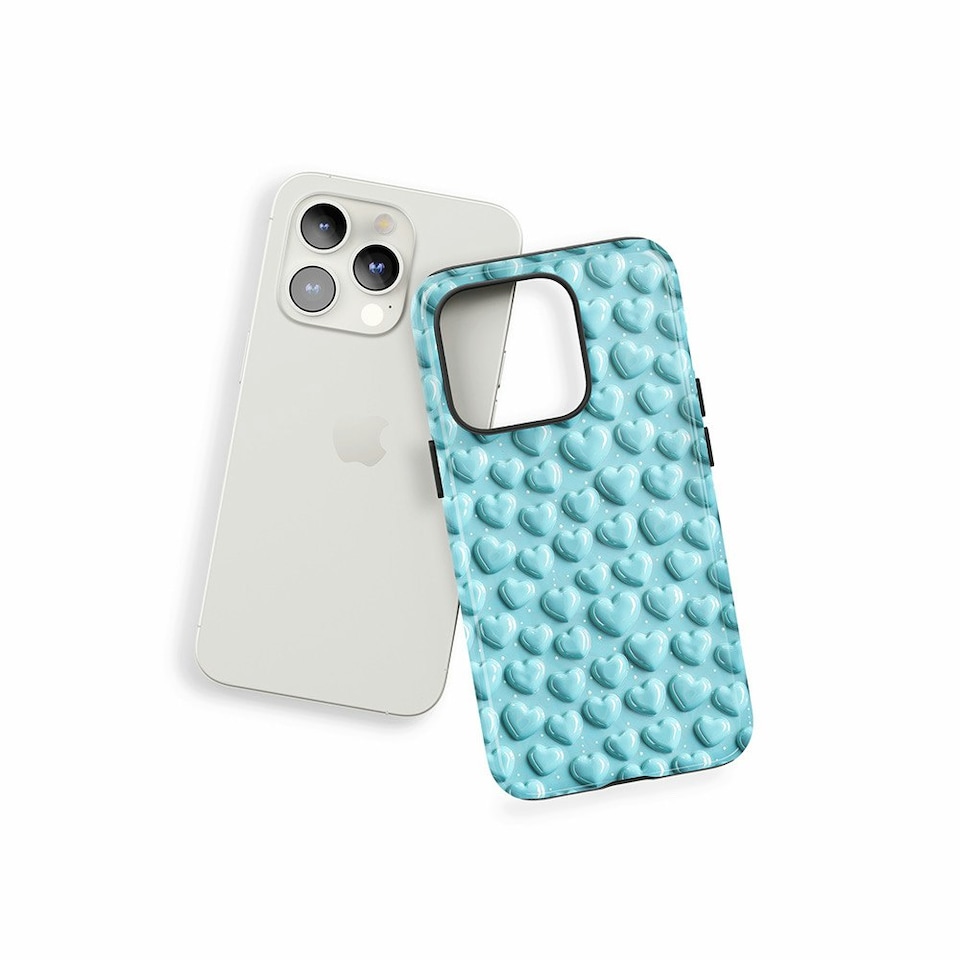 image 1 of Aqua Love Phone Case | Blue | iPhone 13 Mini
Tough | iPhone 13 Mini
Tough