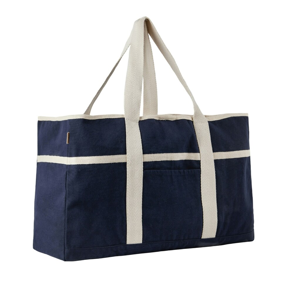 image 1 of Vinga Volonne Recycled Canvas Aware Bag - Blue - One Size Blue