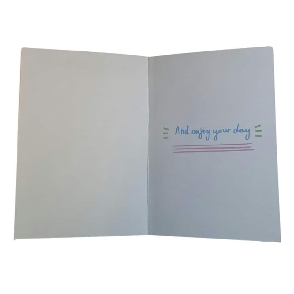 image 1 of Enjoy Your Day Laugh Lots Anytime Birthday Card