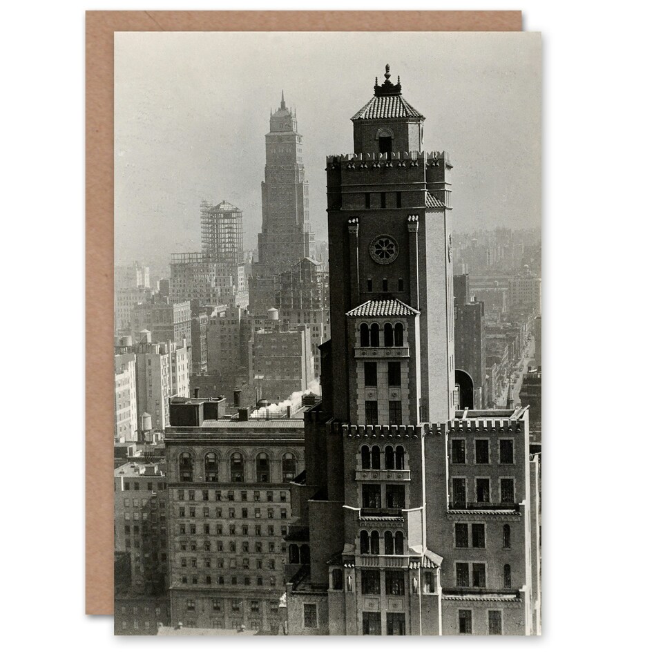 image 1 of Alfred Stieglitz Art Card New York City Cityscape Photograph