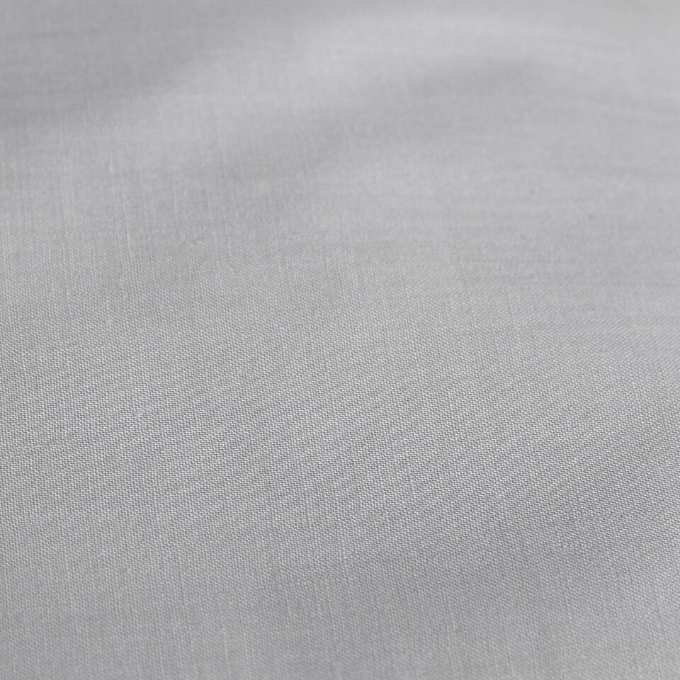 image 1 of Serene Plain Dyed Pair of Housewife Pillowcases Silver