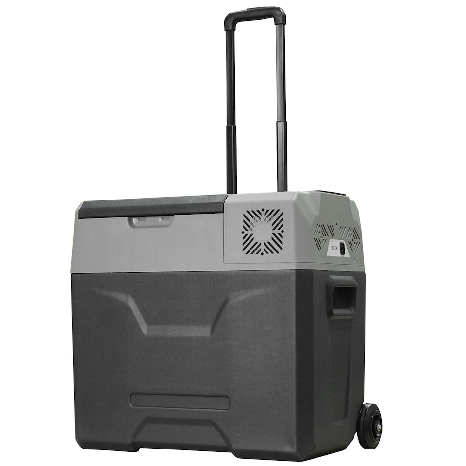 image 1 of HOMCOM Car Refrigerator, Portable 12, 24V 50L Fridge Freezer