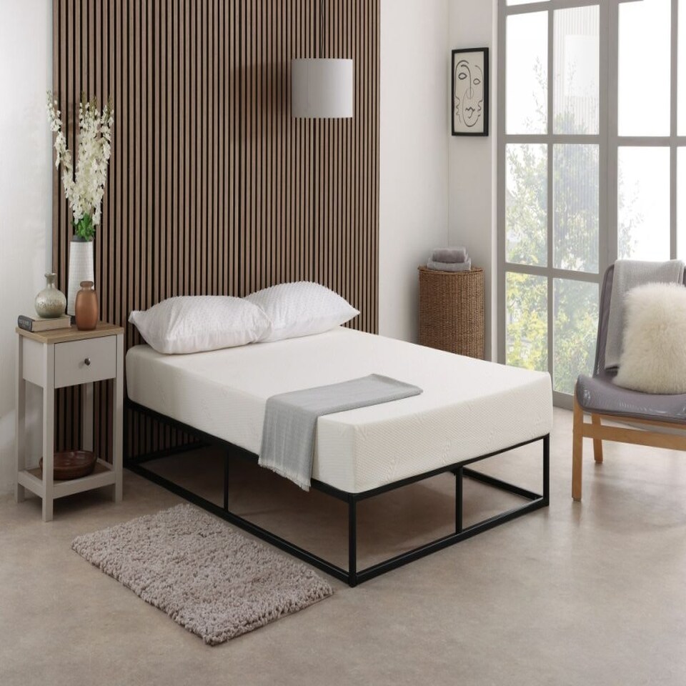 image 1 of CoolMax All Foam Memory Foam Mattress - 6" Deep, Temperature-Regulating Comfort White | Single