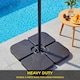 image 4 of 4Pcs Parasol Weights Cantilever Parasol Base Fillable Hanging Banana Umbrella Stand for Outdoor Patio Offset Garden Parasols