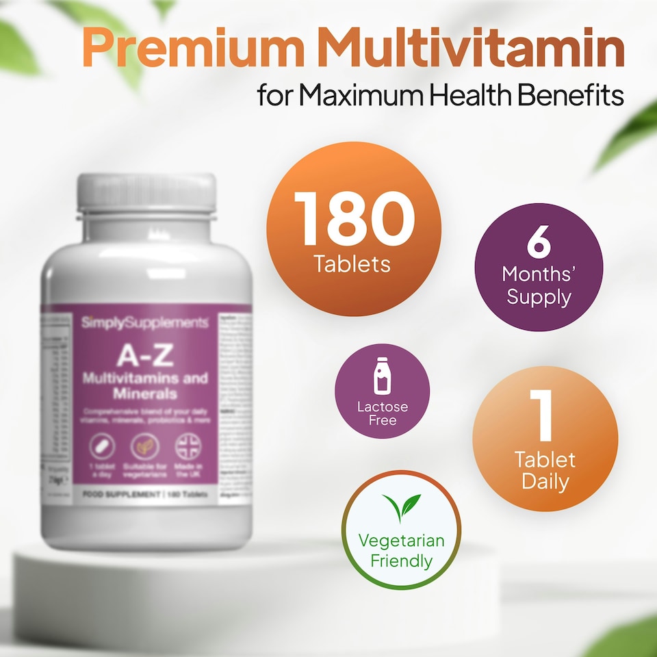 image 1 of A to Z Multivitamins & Minerals - 180 Tablets