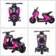 image 6 of HOMCOM 6V Kids Electric Pedal Motorcycle Ride-On Toy Battery Powered Motorbike