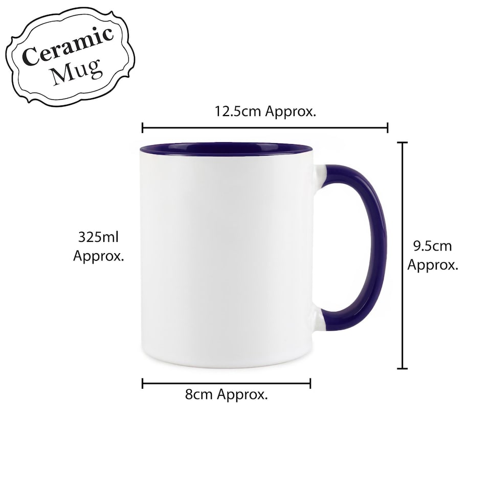image 1 of Novelty Lawyer Navy Blue Mug - Coffee/Tea Ceramic Cup Gift