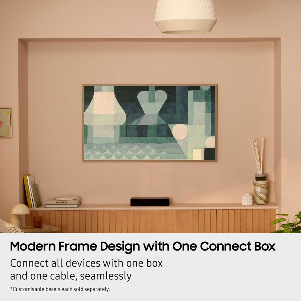 image 1 of Samsung The Frame Pro 65" 4K Ultra HD Neo QLED Neo Quantum HDR Smart TV QE65LS03FW
