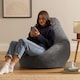 image 2 of Dalton Medium Beanbag Corduroy Charcoal | Grey | Chacroal | 1