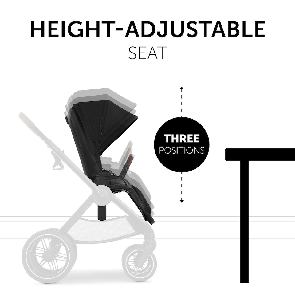 image 1 of hauck Walk N Care Pushchair Set - Black Black