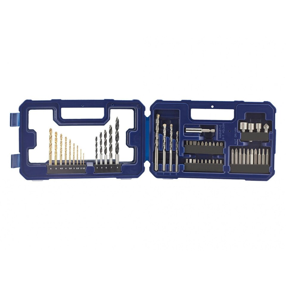Irwin Drill & Screwdriving Set, 53 Piece - Multi Colour - One Size