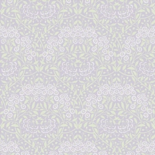 Sample of Vintage Daisy Wallpaper in Lavender and Sage | Purple | Lavender and Sage