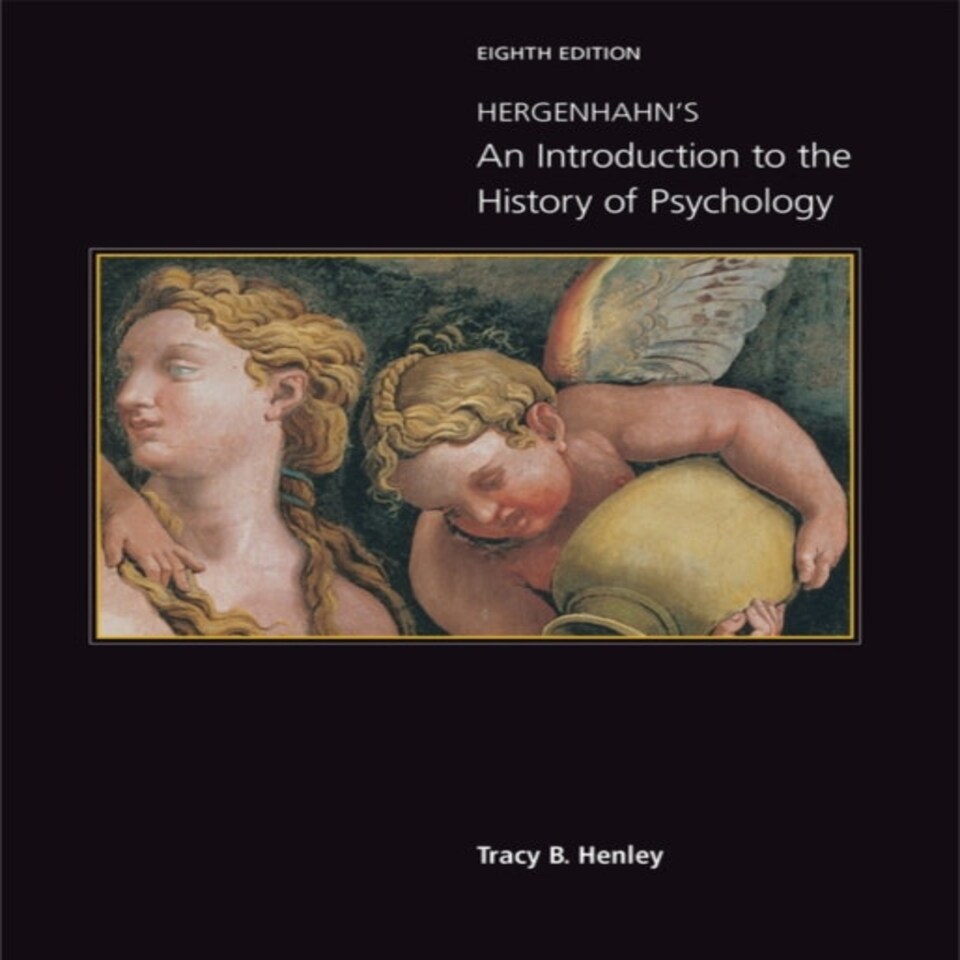 Hergenhahn's An Introduction To The History Of Psychology