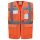 image 1 of Yoko Unisex Adult Hi-Vis Vest - Orange - XL