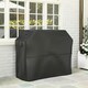 image 8 of Outsunny Barbecue Cover, Waterproof UPF30+ Rip-Proof, 147 x 61 x 122 cm Black | Black