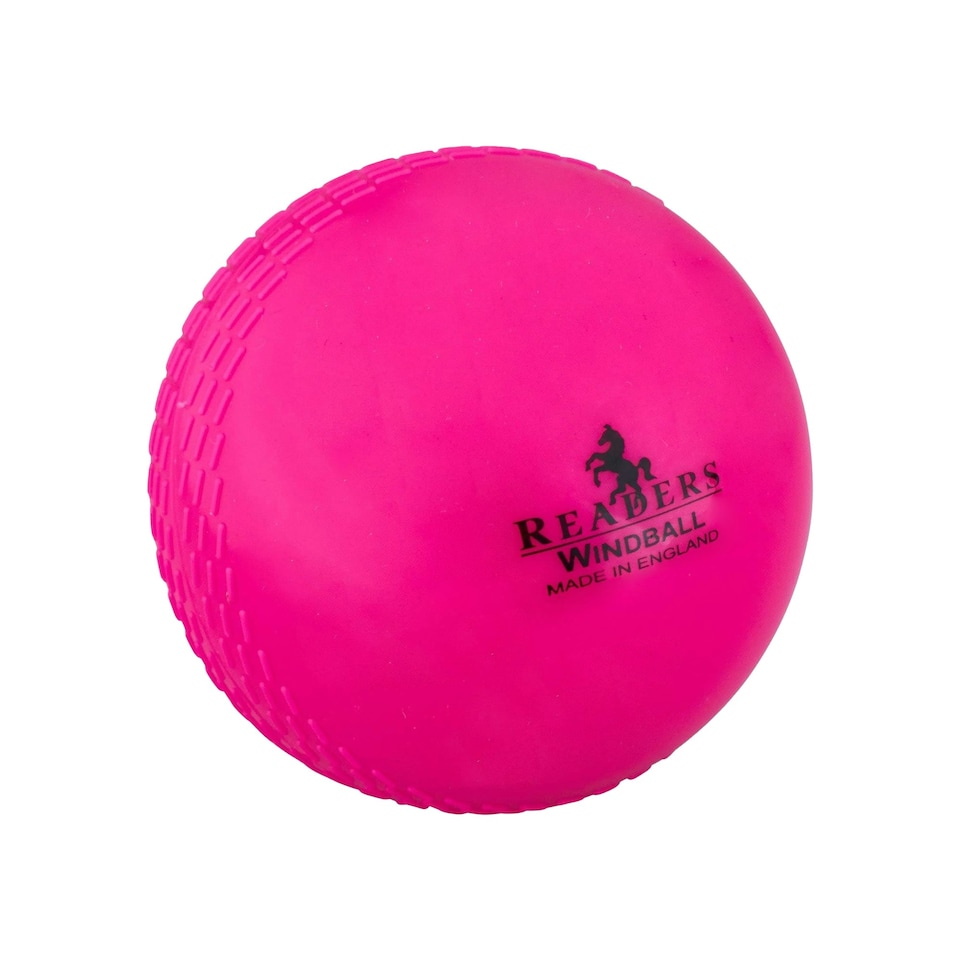 image 1 of Readers Windball Cricket Ball - Pink - One Size