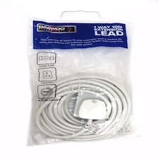 Daewoo 1 Gang 10m Extension Lead | White