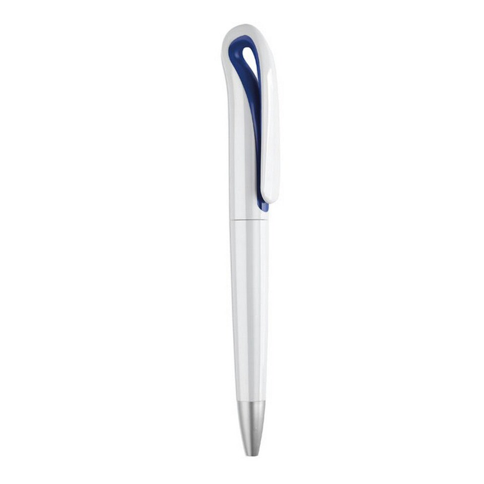 image 1 of MidOcean Whiteswan Ballpoint Pen - Blue - 14.5cm x 1.2cm