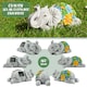 image 7 of Solar Elephant Statue (13x23x14cm) - Garden Ornament