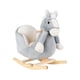 image 7 of Kikka Boo Rocking Toy With Seat and Sound Grey Horse