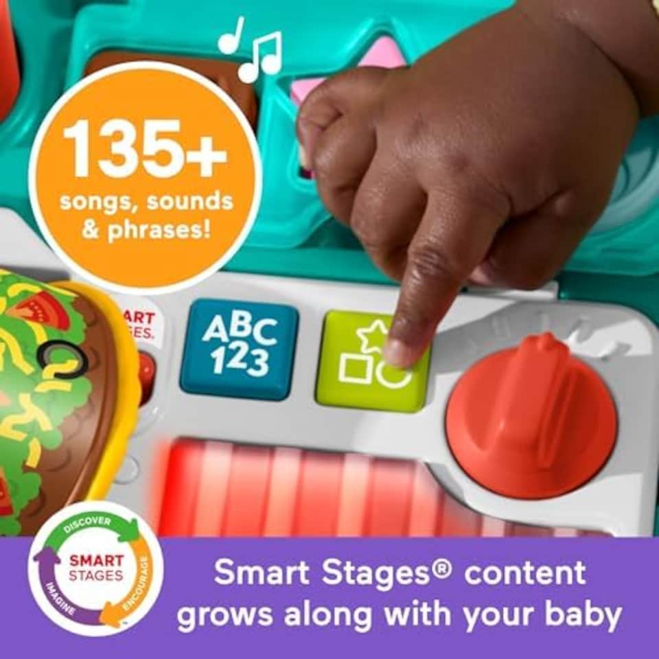 image 1 of Fisher Price Laugh And Learn 4 In 1 Snack Cart Walker