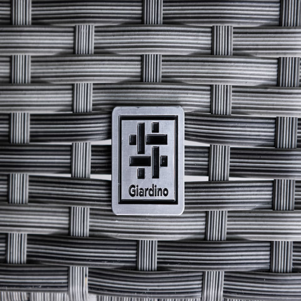 image 1 of Savannah Square Rattan Garden Bistro Table and Chairs Set 2 Seater | Grey | Grey