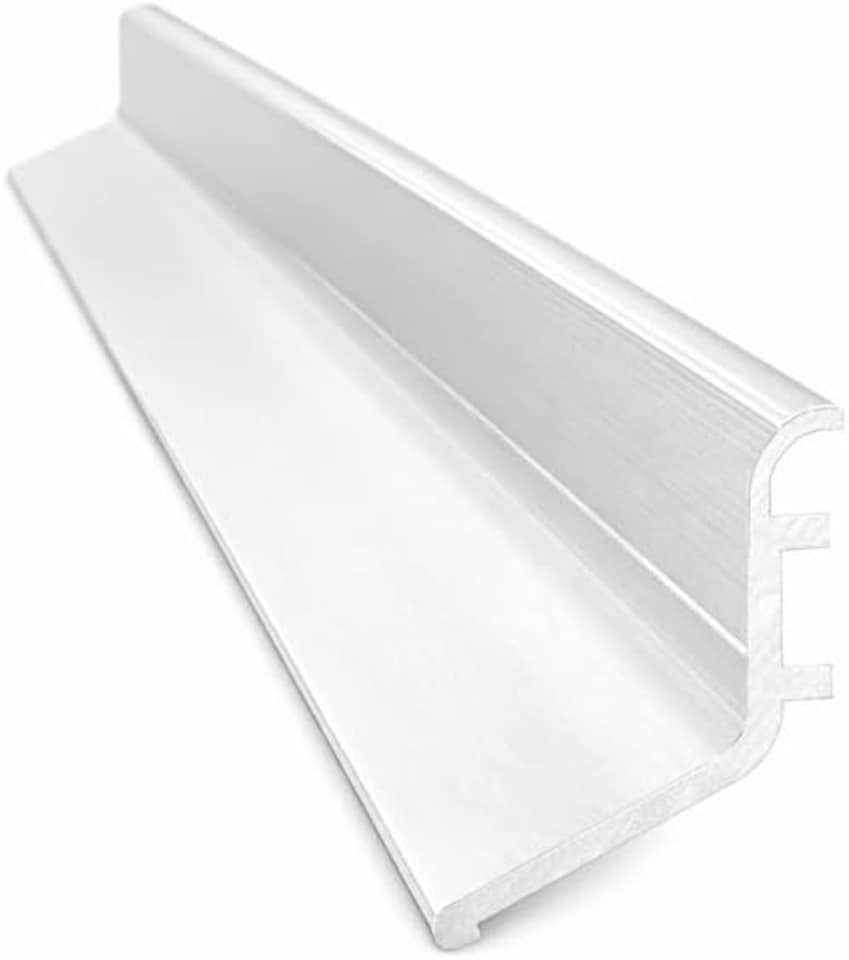 image 1 of Exitex Rain Deflector 914mm, Door Rain Guard for Inward & Outward Opening External Doors | Silver | Bright Silver