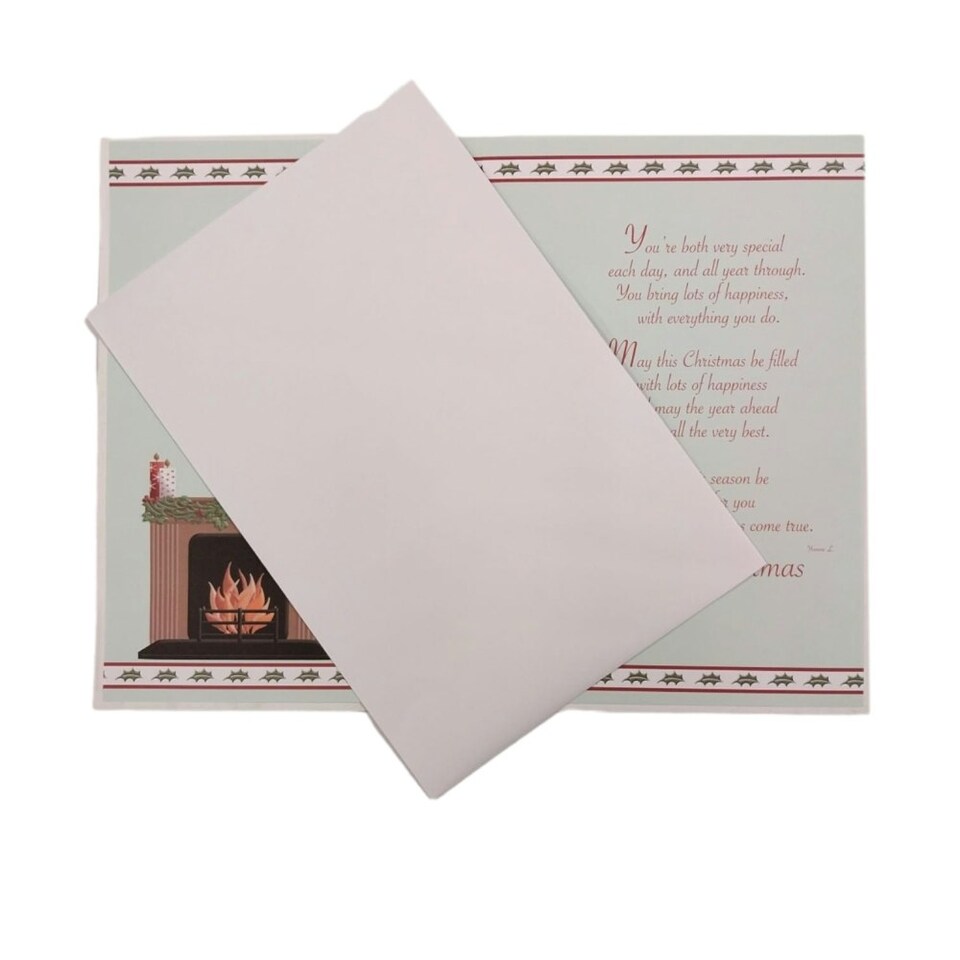 image 1 of To A Dear Daughter and Son-in-law At Christmas Time Greetings Card
