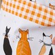 image 4 of Ulster Weavers Cats In Waiting Apron - Cotton Orange