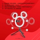 image 9 of Disney Mickey Mouse Selfie Ring Light with Table Tripod