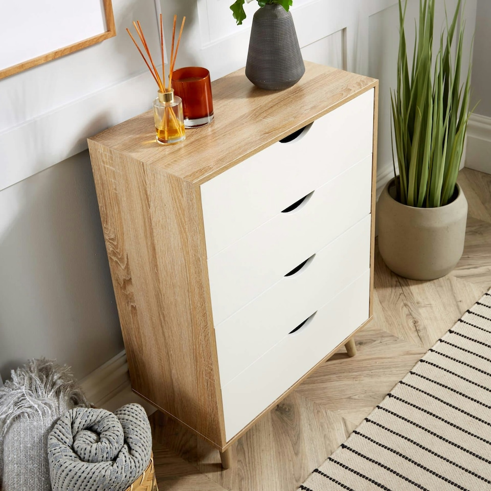 image 1 of Sideboard Chest Drawers TV Stand Bedside Living Room Boden Furniture Brown