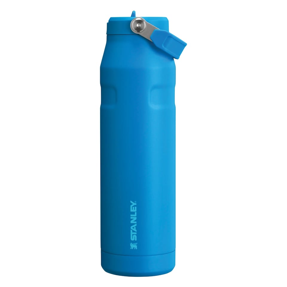image 1 of IceFlow Bottle Flip Straw 1.06L Water Bottle | Blue | Blue | 1
