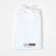 image 5 of Homescapes White Cotton Stripe Cot Bed Duvet Cover Set 330 Thread Count White | One Size