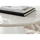 image 3 of Furniturebox Palma Round Beige Stone Coffee Table