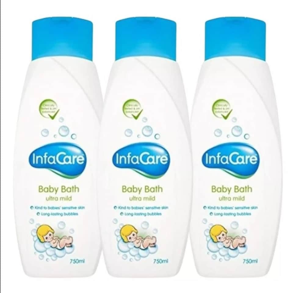 image 1 of Infacare Baby Bath Ultra Mild 750ml Pack of 3