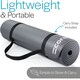 image 5 of Pilates Mat with Strap (10mm Thick) - Grey