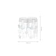 image 3 of Milagro Ceiling Lamp Star 3XE27 White