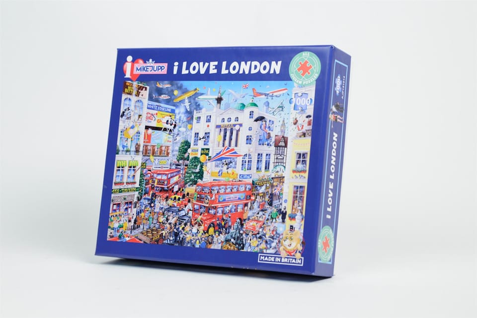 image 1 of Mike Jupp I Love London 1000 Piece Jigsaw Puzzle
