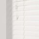 image 2 of 60cm Ultra White Gloss Wooden Venetian Blinds With Strings (130cm drop) | White | White