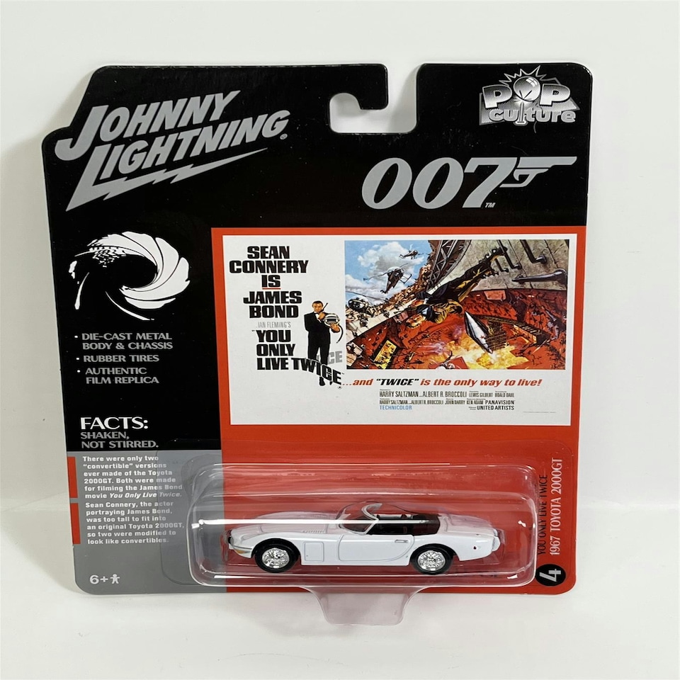 image 1 of James Bond 007 You Only Live Twice Toyota 2000GT 1967 1:64 Johnny Lightning JLPC002